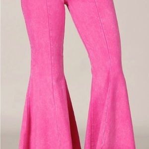 Flared crop pants